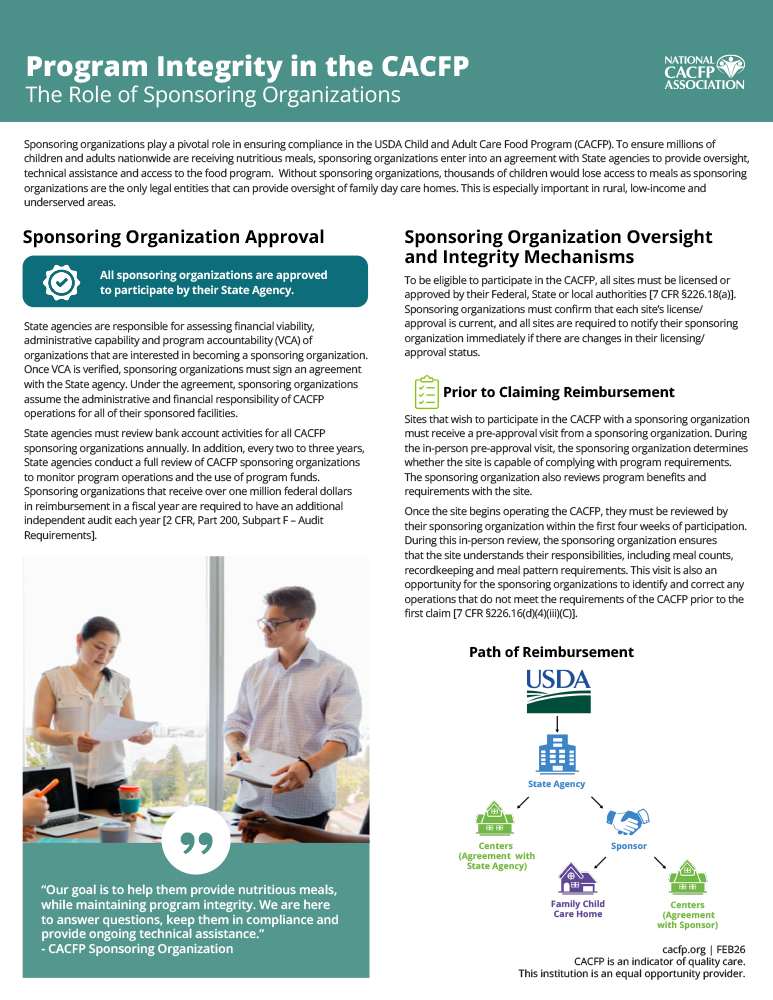 Program Integrity - National CACFP Association